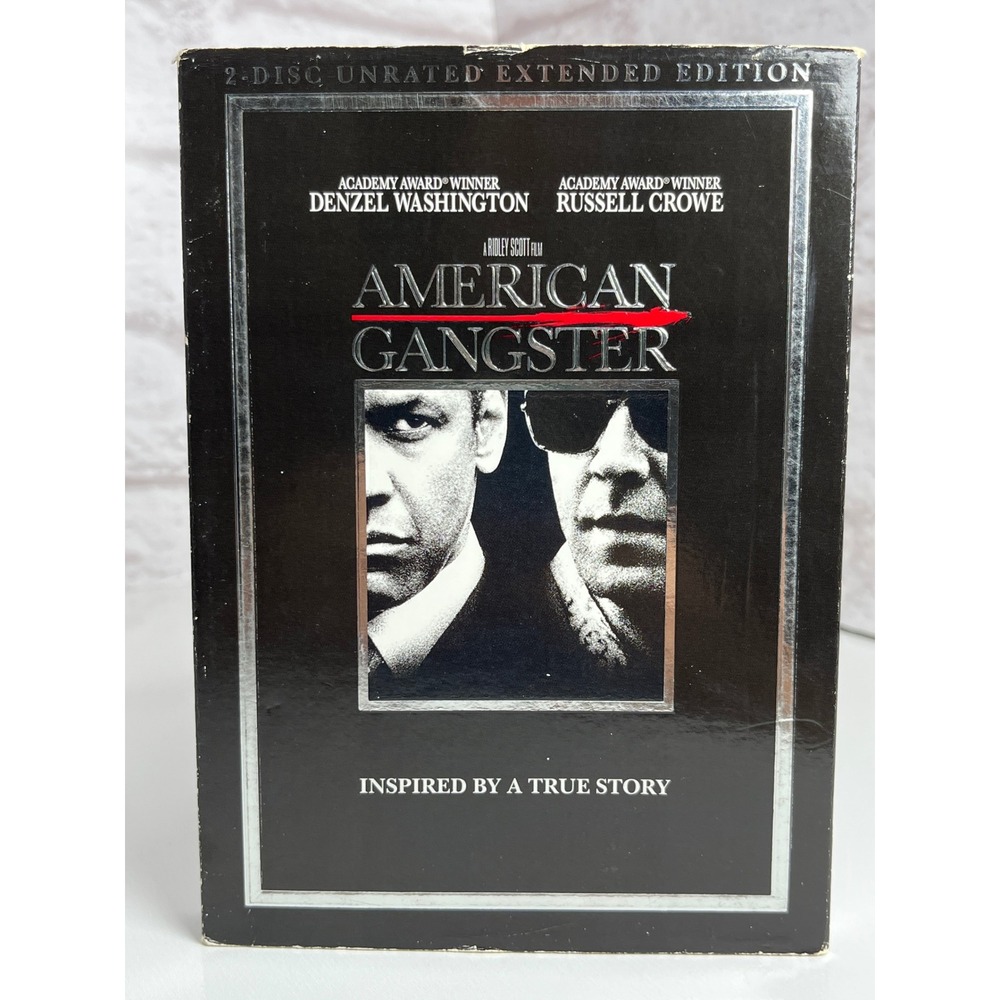American Gangster DVD 2-Disc Unrated Extended Edition Denzel Washington Movie
